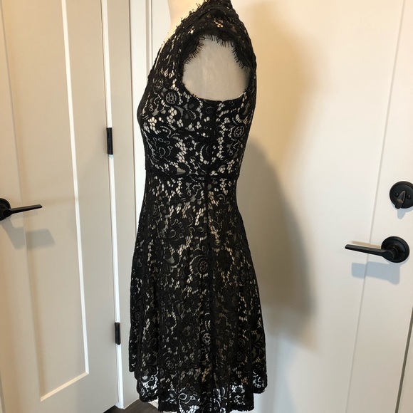 H&M black and ivory lace dress - Picture 4 of 8